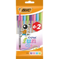 Best Bic Esferográfica Cristal Fun 8 unidades