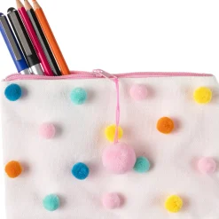 Outras Marcas Estojo Quadrado Pompom Good Day