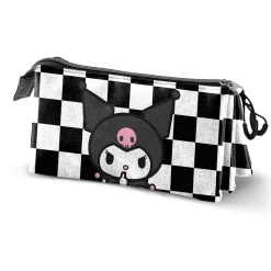Clearance Karactermania Estojo Triplo - Kuromi Xadrez