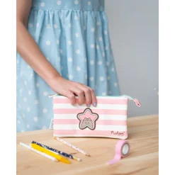 Pusheen Estojo Triplo - Rose Collection