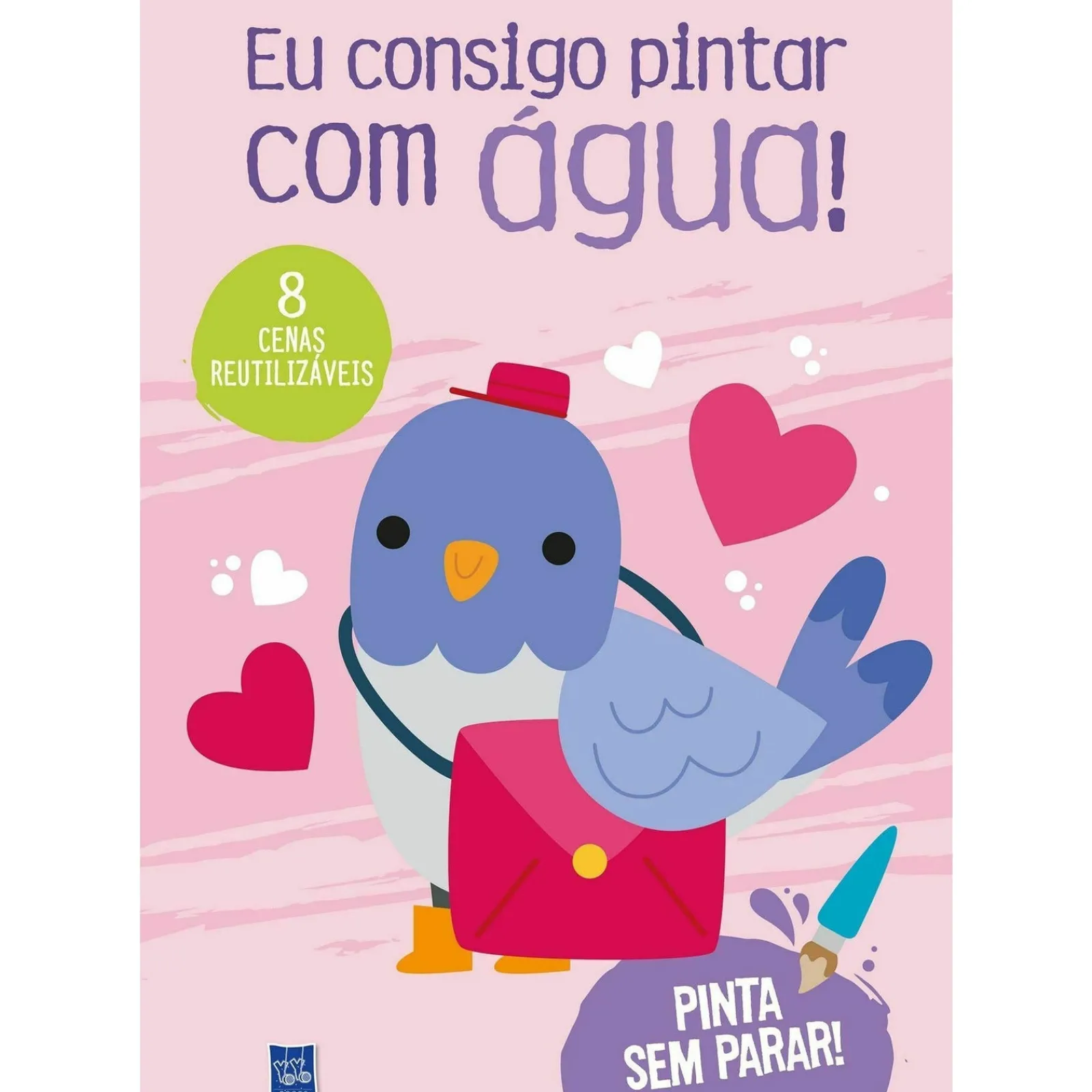Clearance Yoyo Eu Consigo Pintar com Água - Rosa - Pombo de BOOKS