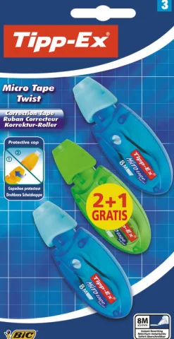 Tipp-Ex Fita Corretora Micro Tape 8m 3 unidades
