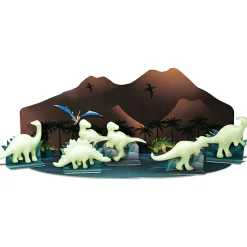 Marca Glow-In-The-Dark 3D Dinosaurs
