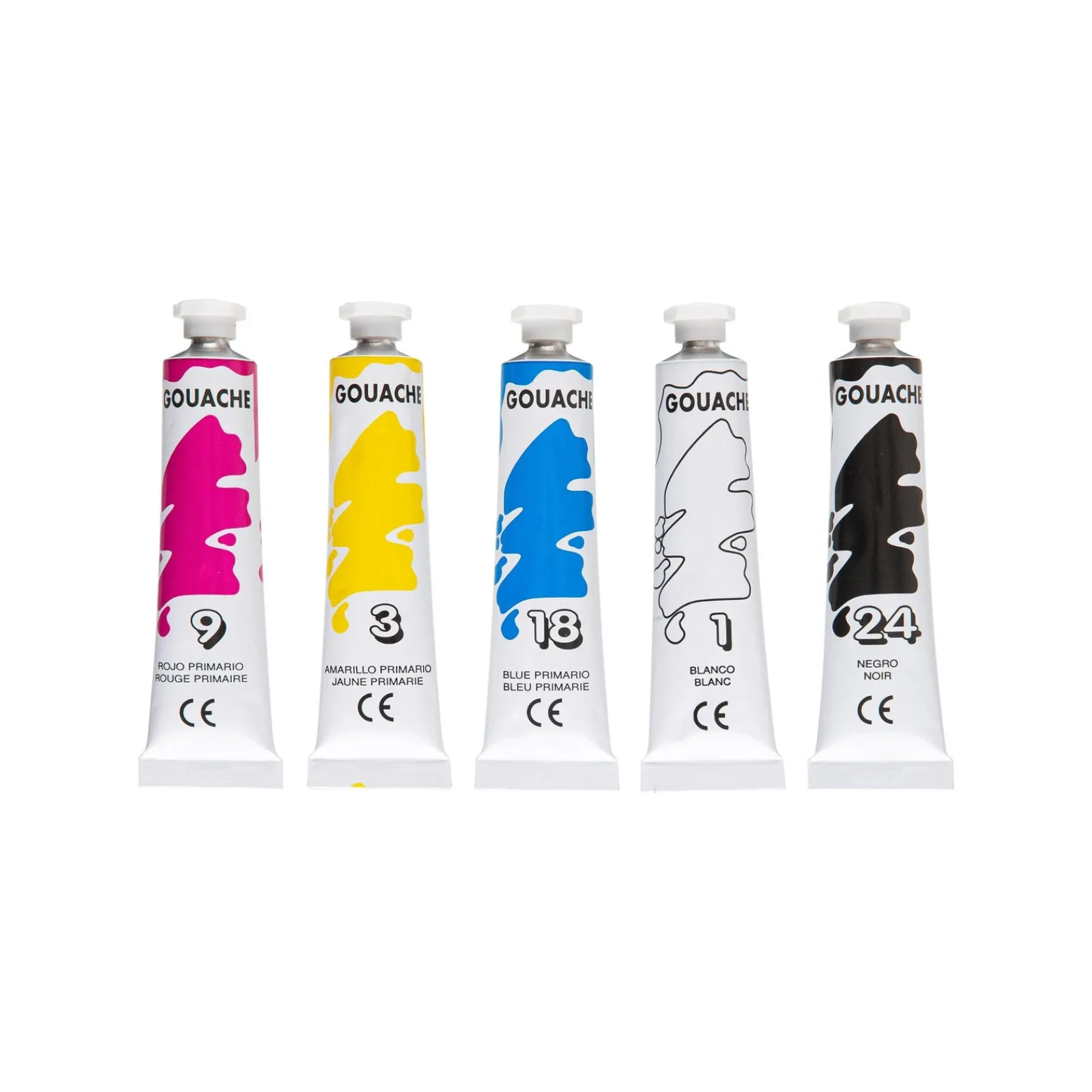 Hot Note! Guache 12ml com 5 unidades