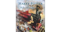 Editorial Presença Harry Potter e a Pedra Filosofal - Edição Ilustrada de J. K. Rowling Nº. 1
