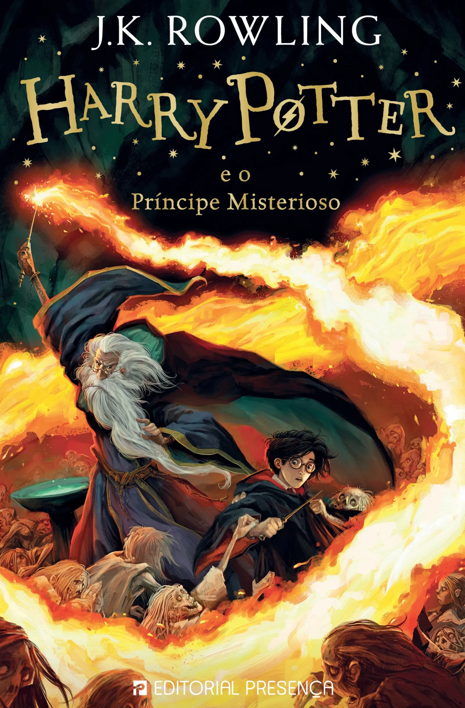 Editorial Presença Harry Potter e o Príncipe Misterioso de J. K. Rowling