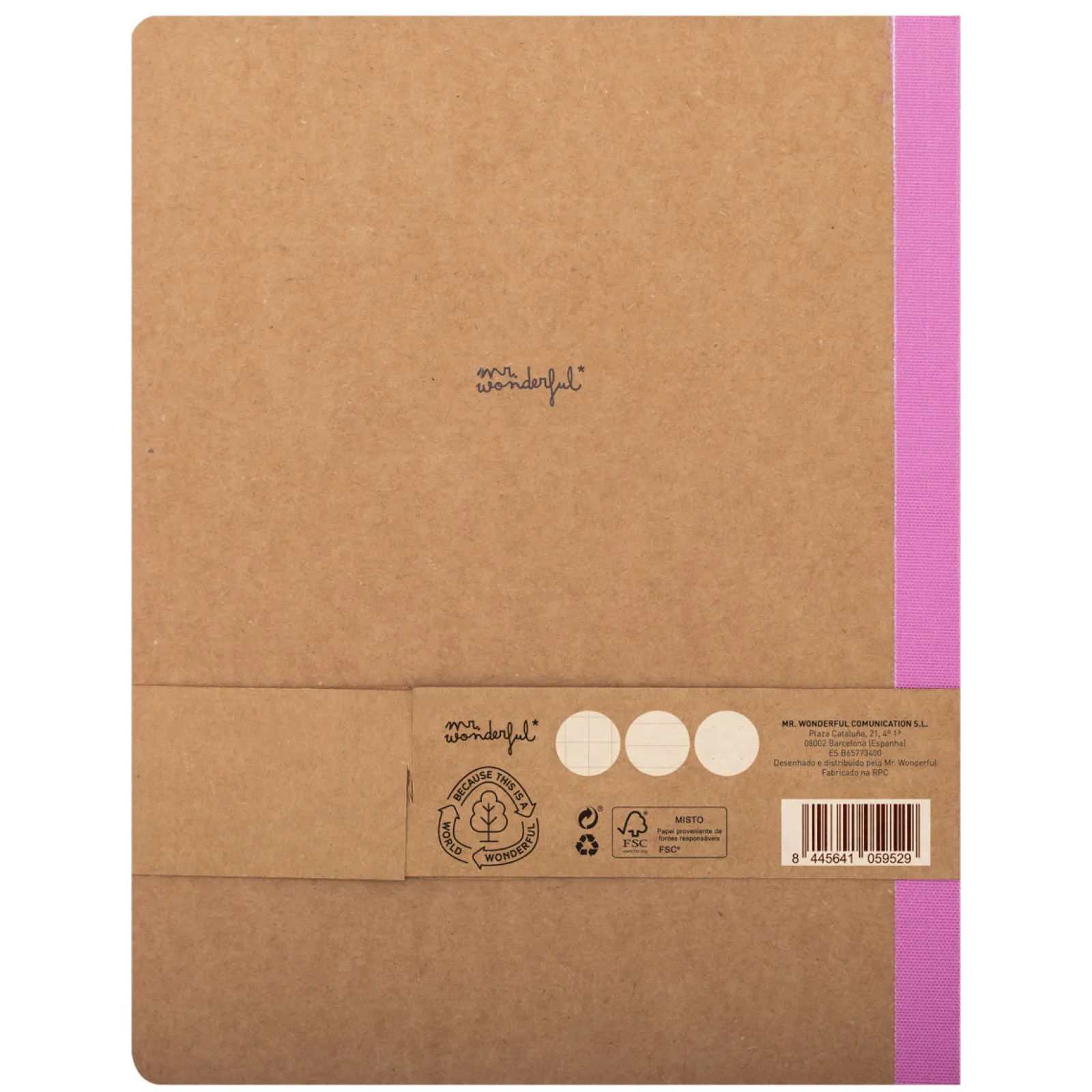 New Mr. Wonderful Kit 3 Cadernos A5 - Define Objetivos