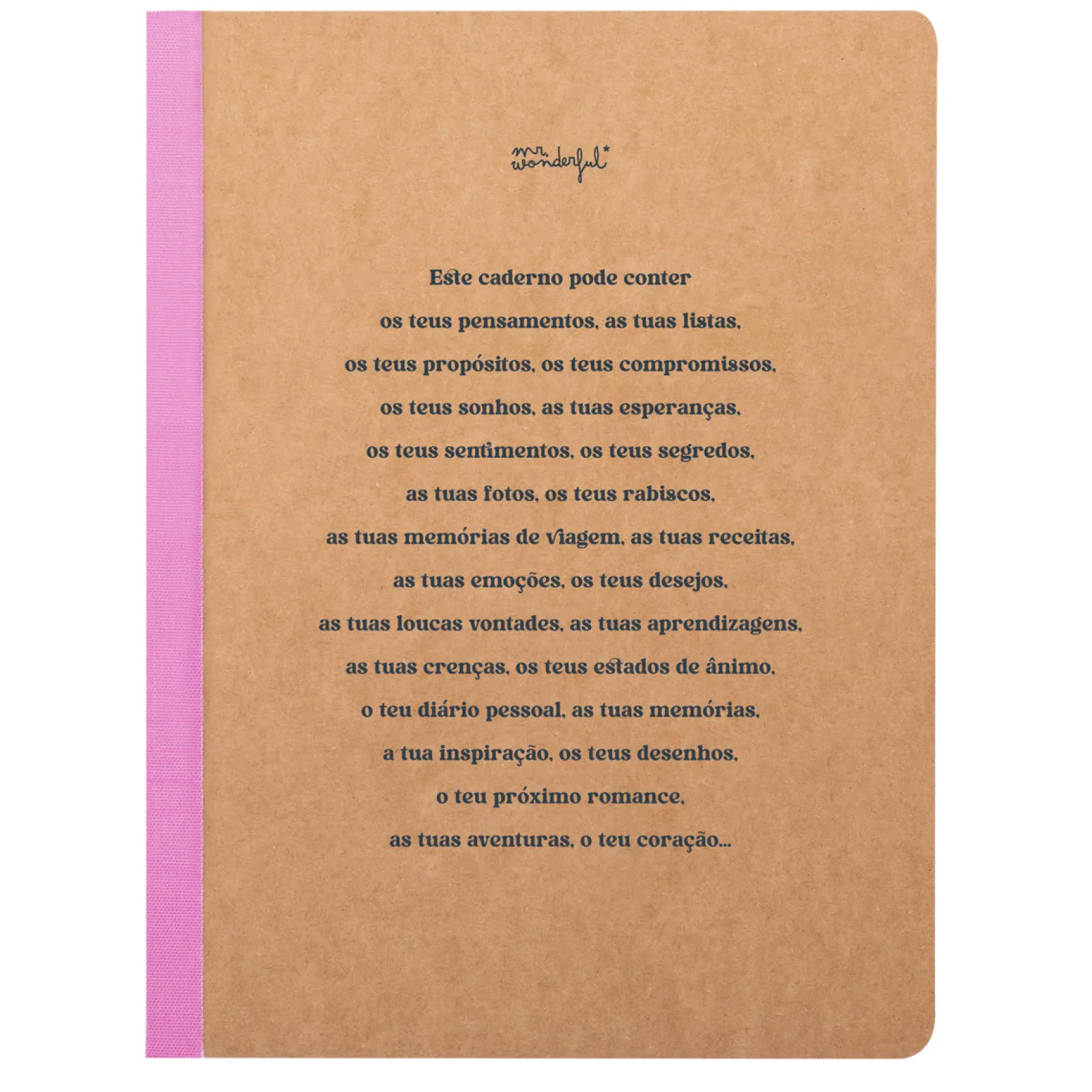 New Mr. Wonderful Kit 3 Cadernos A5 - Define Objetivos