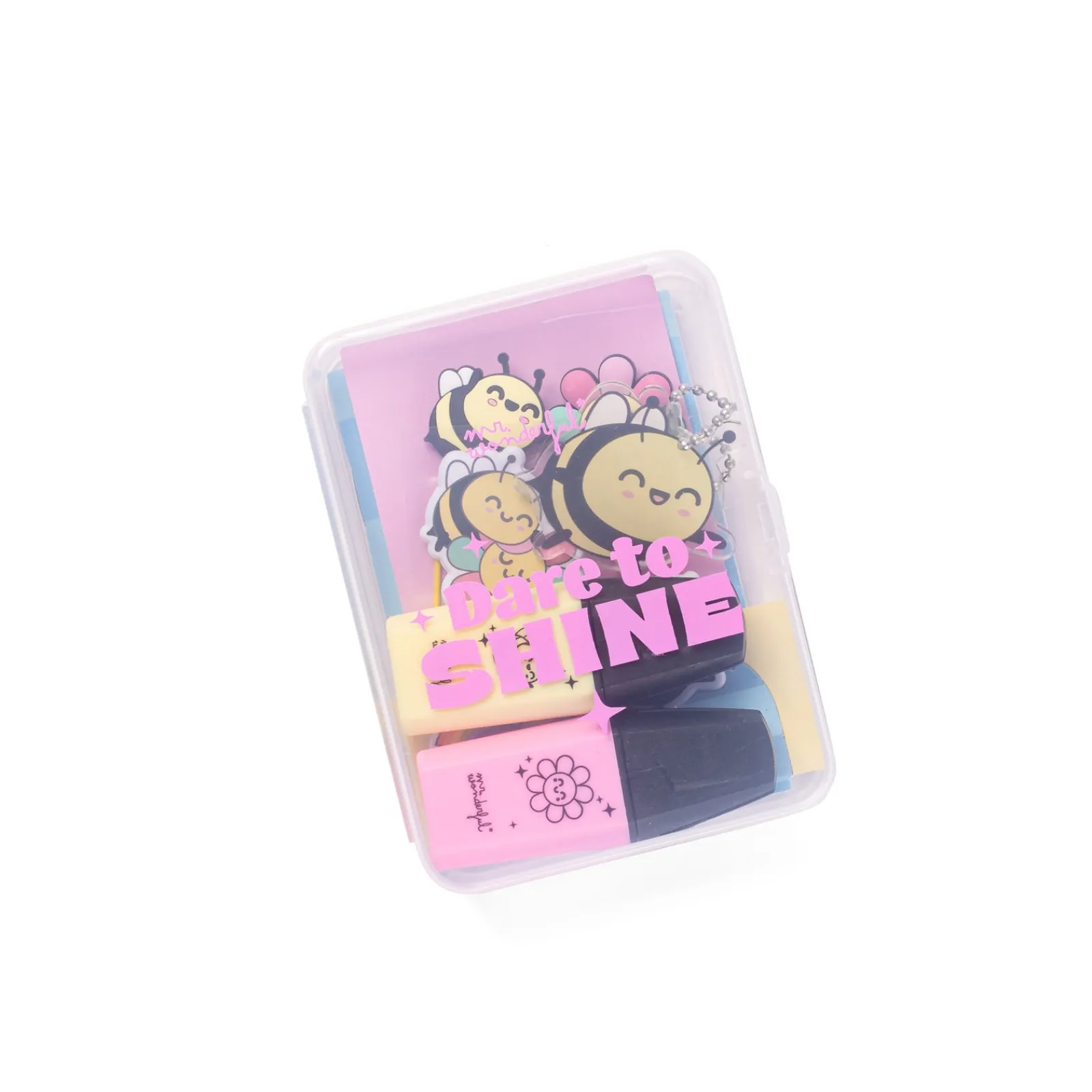 Mr Wonderfull Kit Decoração Diário - Dare To Shine