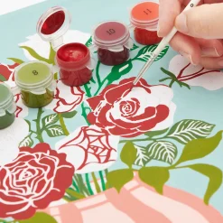 Rico Design Kit Pintura Por Números - Jarra de Rosas