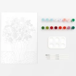 Rico Design Kit Pintura Por Números - Jarra de Rosas