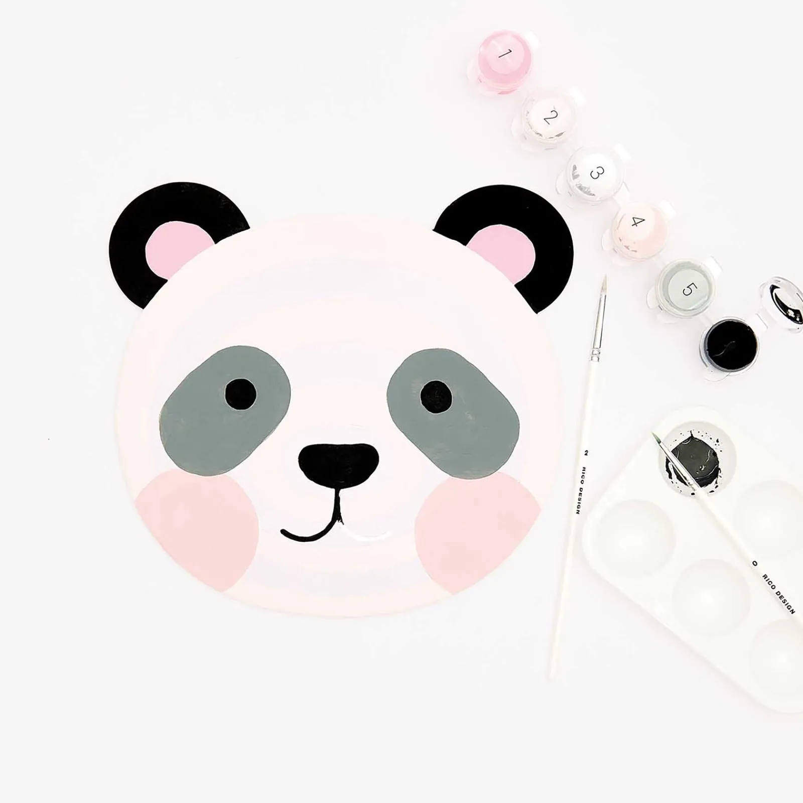 Clearance Rico Design Kit Pintura Por Números - Kids Panda