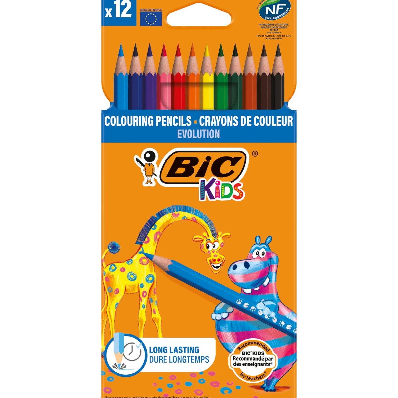 Online Bic Lapis Cor Evolution 12 Unidades