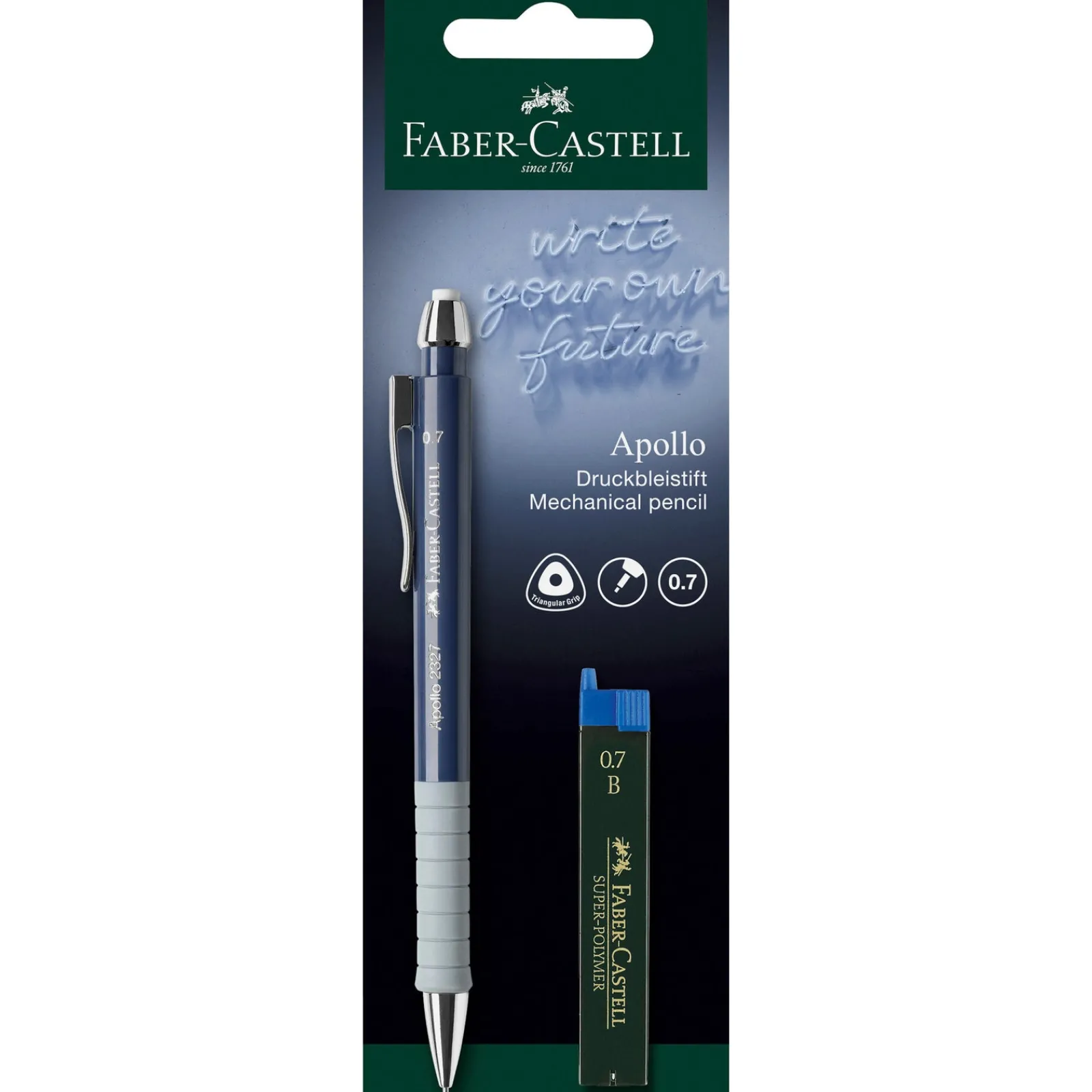 Clearance Faber Castell Lapiseira Apollo 0,7Mm Sort Faber Castel