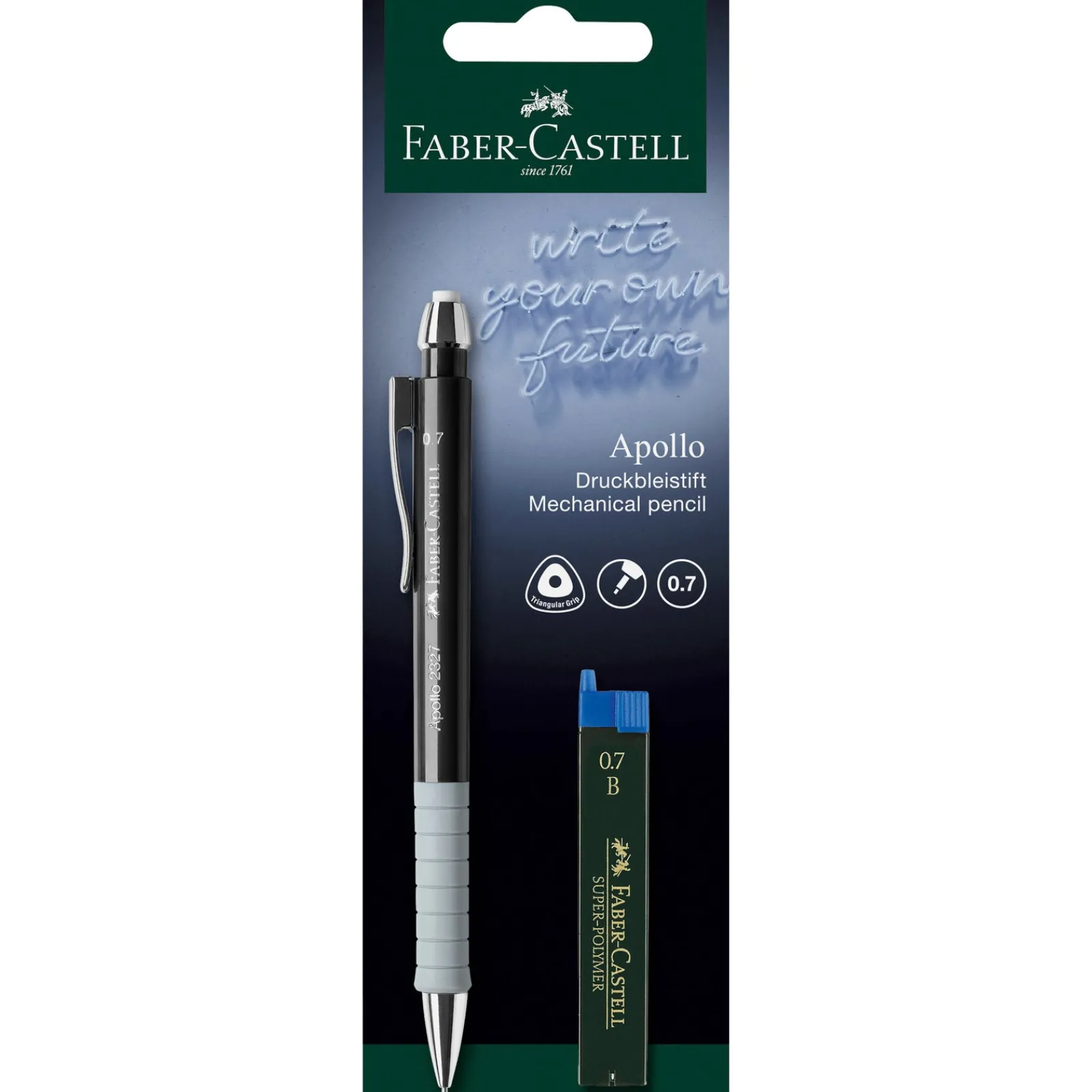 Clearance Faber Castell Lapiseira Apollo 0,7Mm Sort Faber Castel