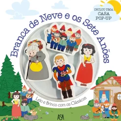Asa Leio e Brinco com os Clássicos - Branca de Neve e os Sete Anões de Denise Holmberg