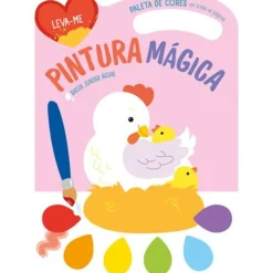 Yoyo Leva-Me - Pintura Mágica - Galinha - Rosa