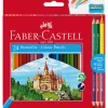 Best Faber Castell Lápis Cor 24 unidades + 3 Lápis Bicolor + Afia
