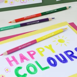 Best Faber Castell Lápis Cor 24 unidades + 3 Lápis Bicolor + Afia