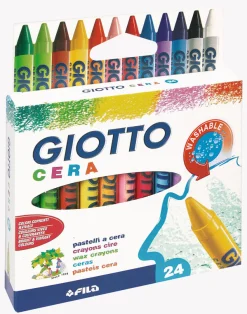 Outlet Giotto Lápis de Cera 24 Unidades