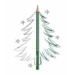 Faber Castell Lápis Grafite HB Sparkle Verde Floresta Fab