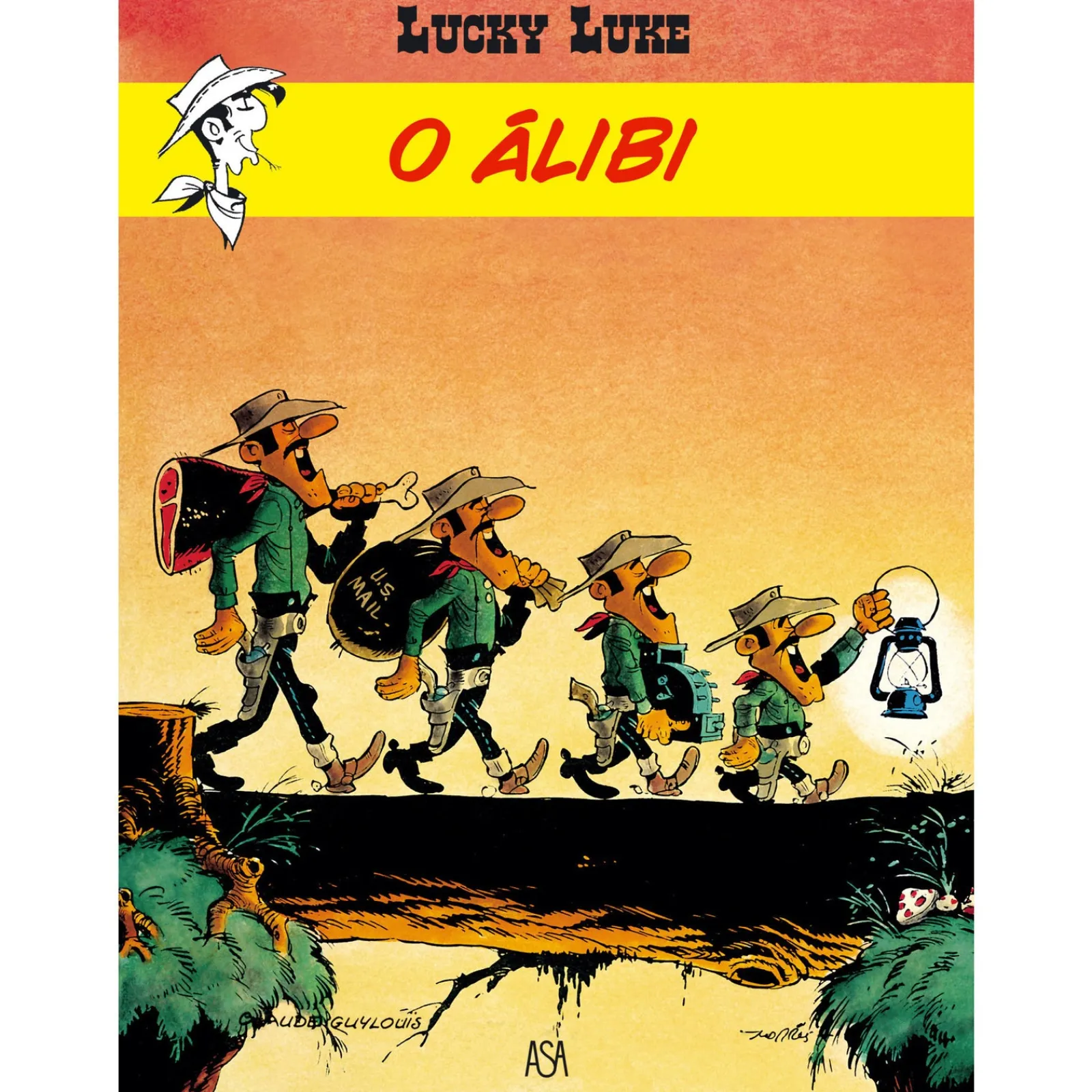 New Asa Lucky Luke - o Álibi de Claude Guylouis e Morris