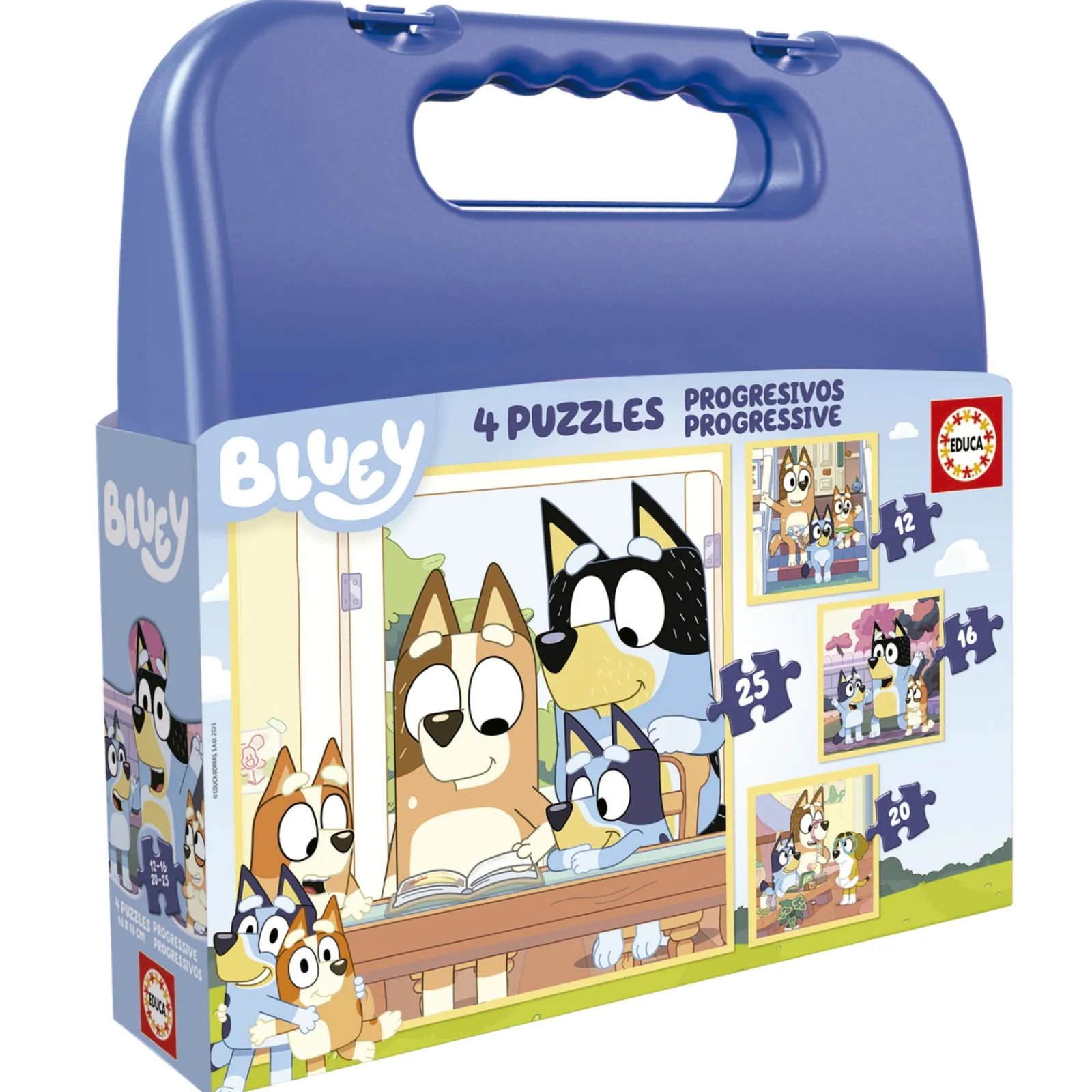 Educa Mala Puzzles Progressivos Bluey