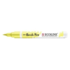 Ecoline Marcador Ponta Pincel Amarelo Pastel