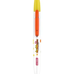 New Morris Marcador fluo JustClick MRH-106 amarelo e laranja