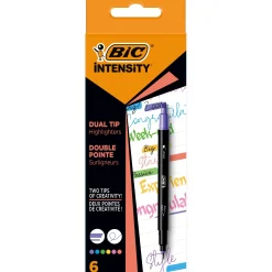 Discount Bic Marcador Fluor Dual Intensity 6Unidades