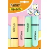 Outlet Bic Marcador Fluor Flat Sortido Pastel 4 Unidades