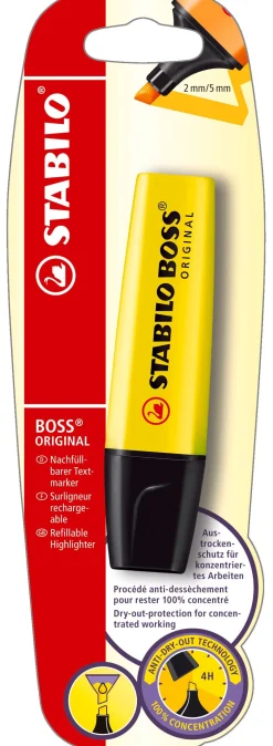 Stabilo Marcador Fluorescente Amarelo Boss