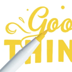 Newpen Marcador Ginza Pro Brush Pen Amarelo