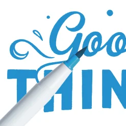 Discount Newpen Marcador Ginza Pro Brush Pen Azul Ciano