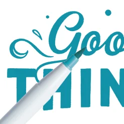 Clearance Newpen Marcador Ginza Pro Brush Pen Blue Ice