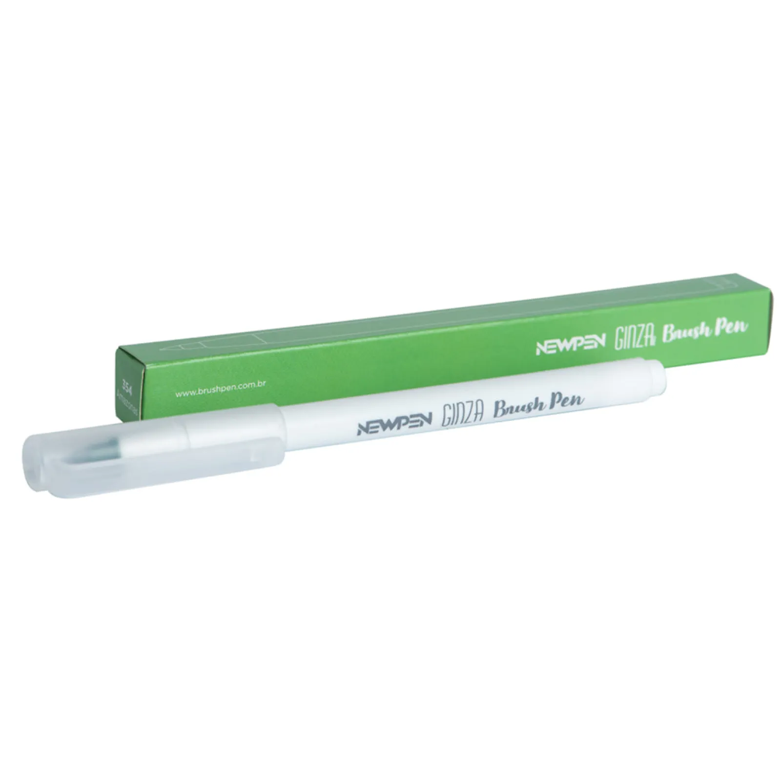 Discount Newpen Marcador Ginza Pro Brush Pen Verde Escuro