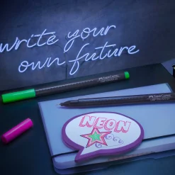 Faber Castell Marcador Grip Finepen Neon 5 unidades