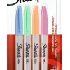 Sharpie Marcador Permanente Fine Pastel 4 unidades