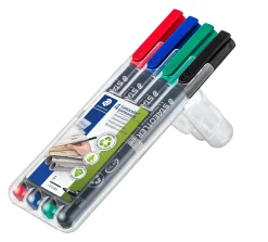 Clearance Staedtler Marcador Permanente Fino com 4 Cores