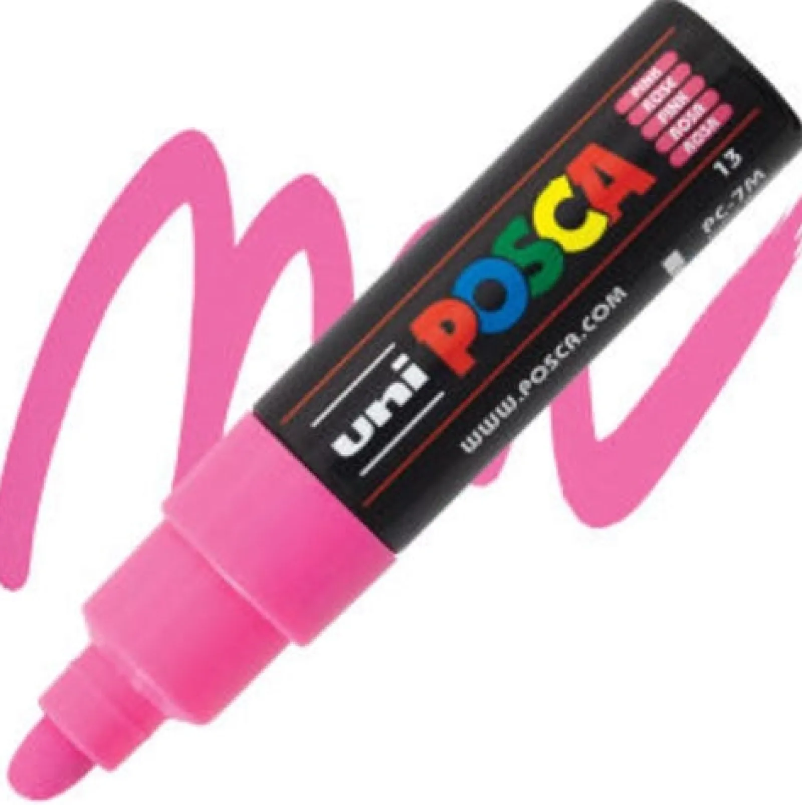 Uni Marcador Posca Pc-7M Rosa