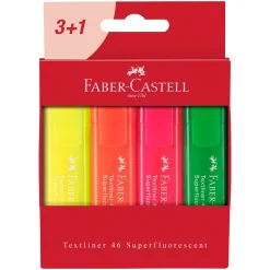 Hot Faber Castell Marcador Textliner Pastel Sort 4 Unidades