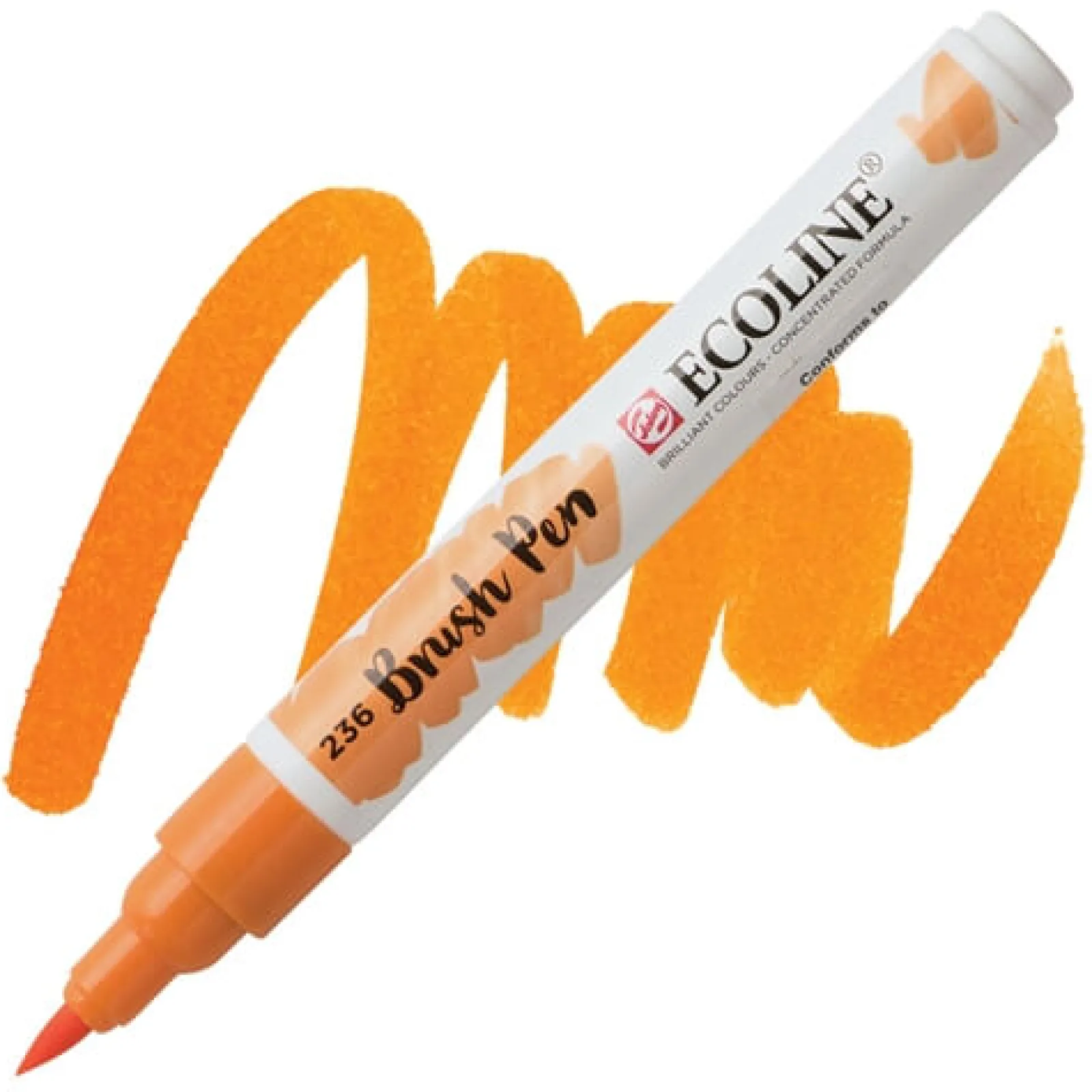 Ecoline Marcador Tinta Solúvel em Àgua Cor Laranja Claro