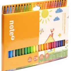 Clearance Note! Marcadores Colorir Lavaveis 24 Unidades