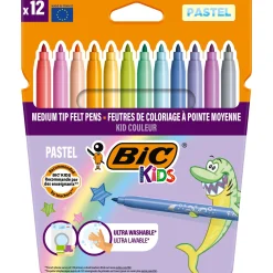 Online Bic Marcadores Colorir Pastel Kid Couleur 12 Unidades