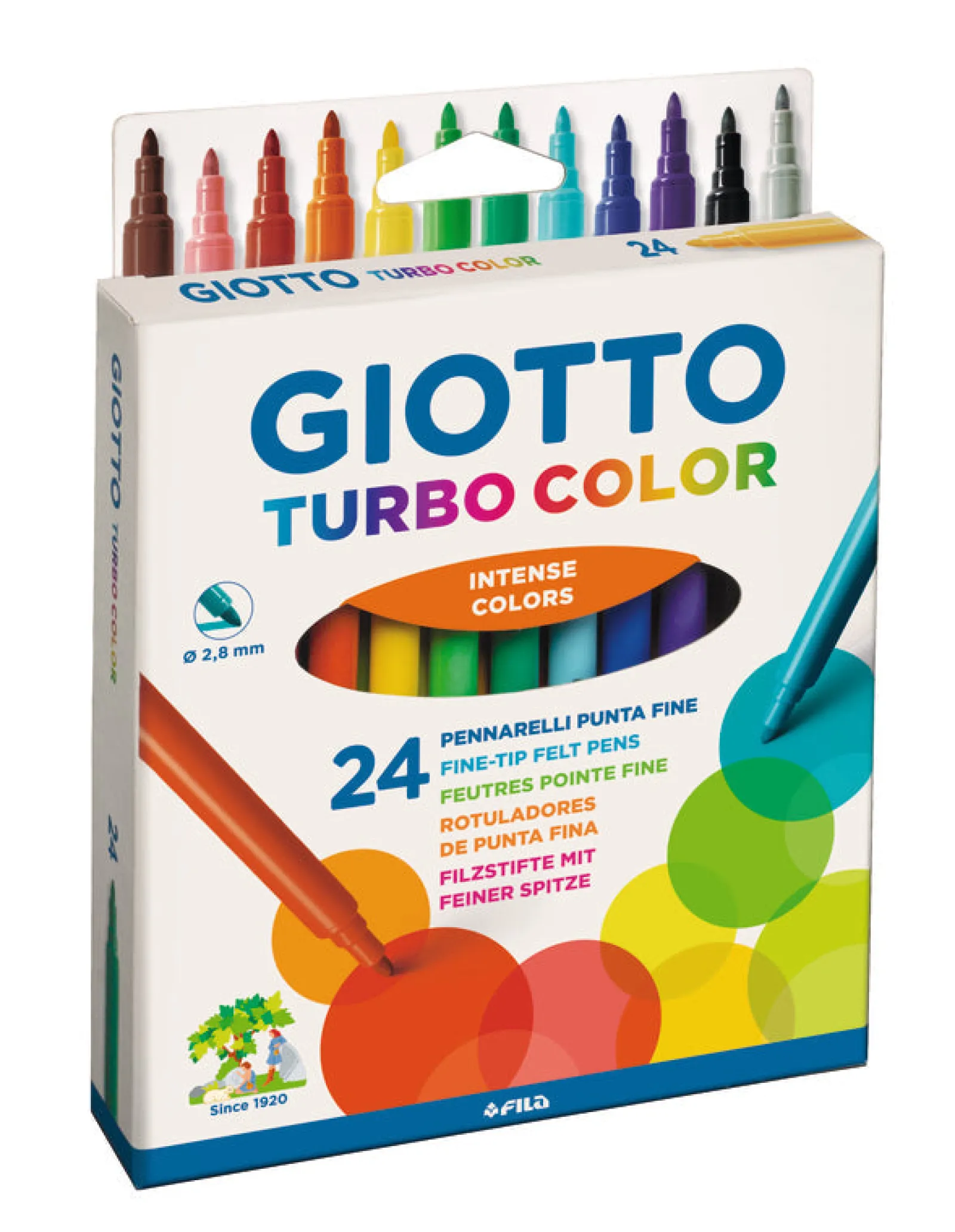 Giotto Marcadores de Colorir Fino 24 unidades