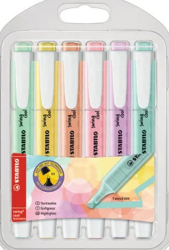Stabilo Marcadores Swing Cool Pastel 6 unidades