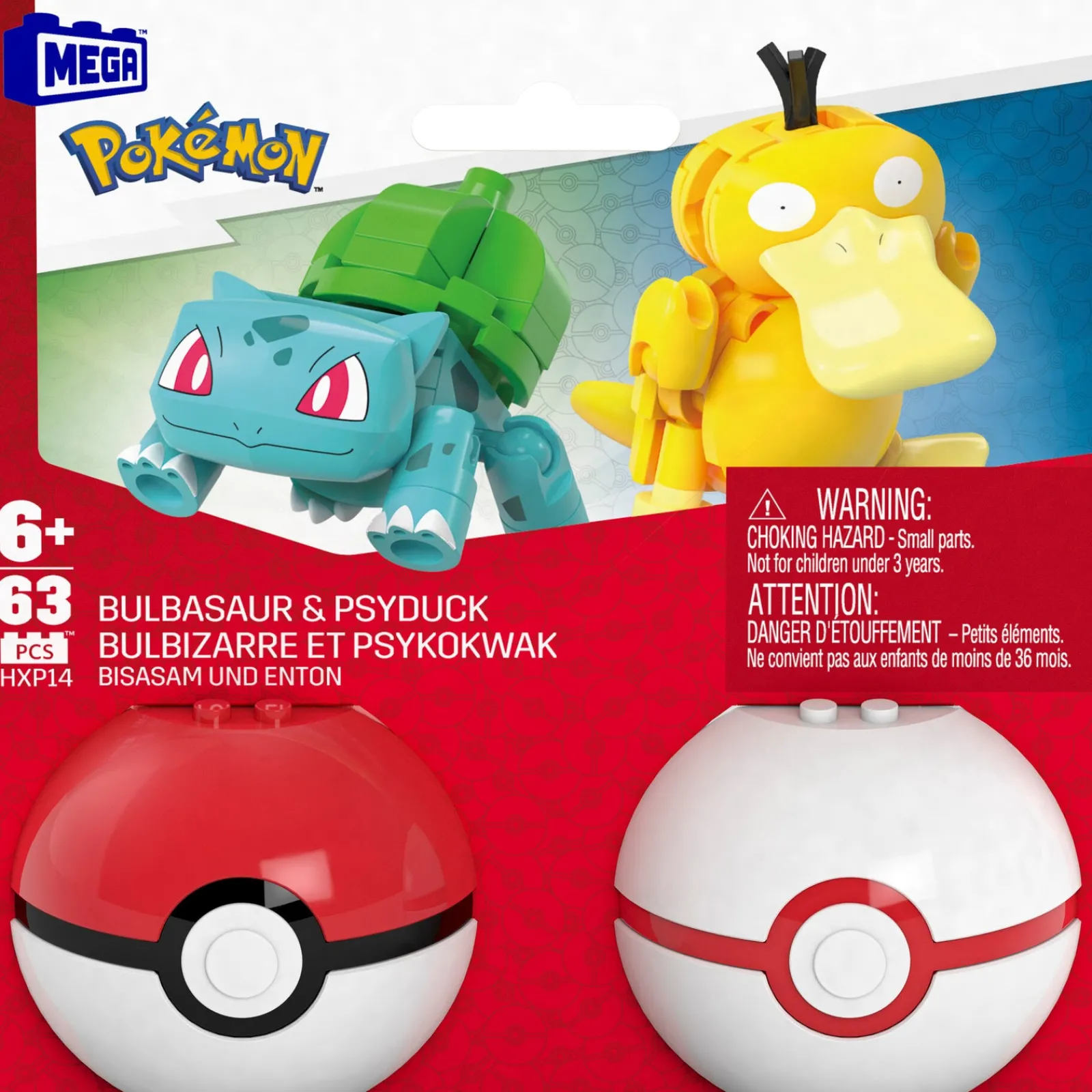 Mega Pokémon Sort. Pack 2 Pokebolas