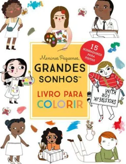 Sale Nuvem De Letras Meninos Pequenos, Grandes Sonhos de M.ª Isabel Sánchez Vegara - Livro para Colorir