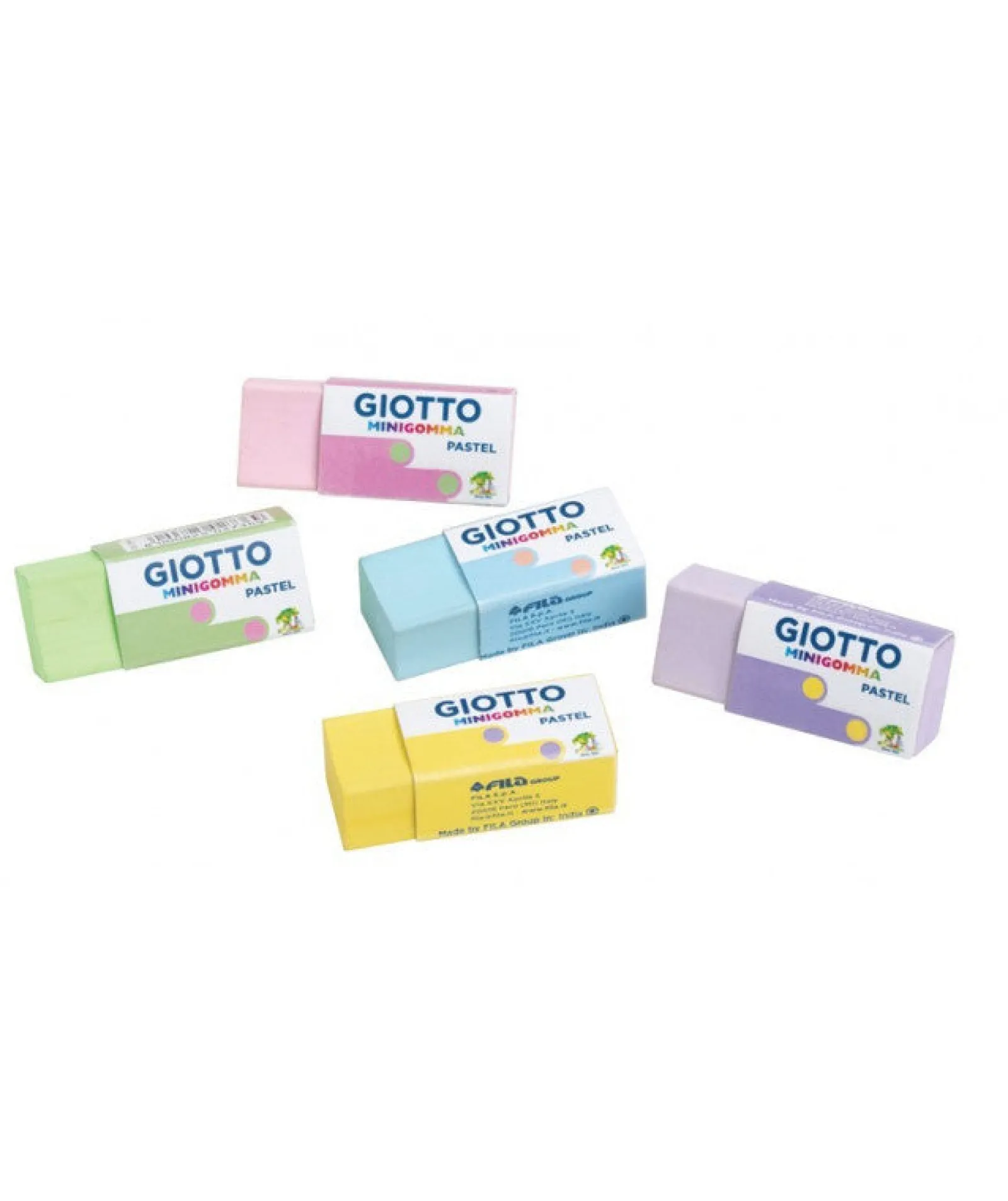 Giotto Mini Borracha Pastel (artigo sortido)