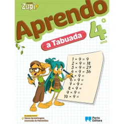 Online Porto Editora Missão Zupi - Aprendo A Tabuada - 4.º Ano
